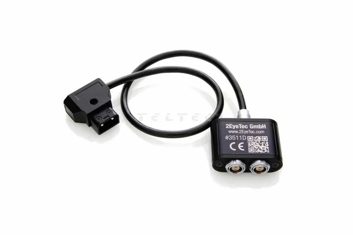 2EyeTec DC Verteiler 2fach (Lemo 0B 2pin) mit D-Tap Kabel