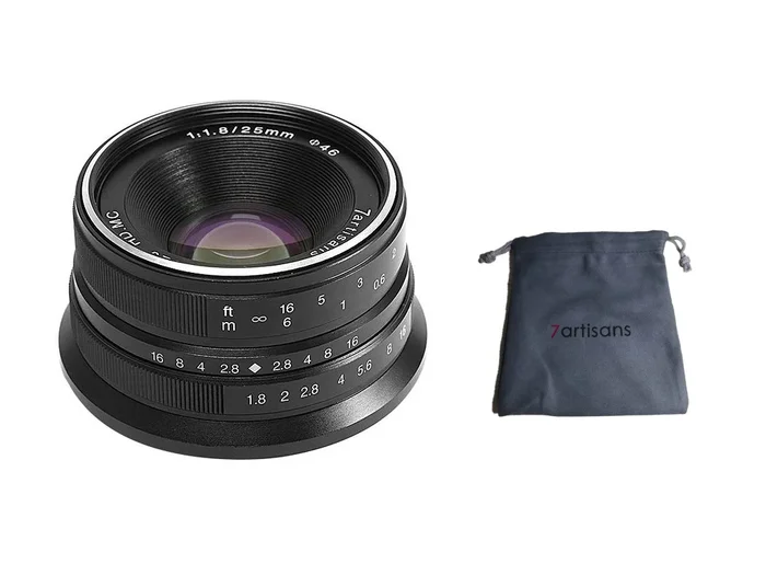 7Artisans 25 mm f/1,8 APS-C-Objektiv (Micro 4/3)