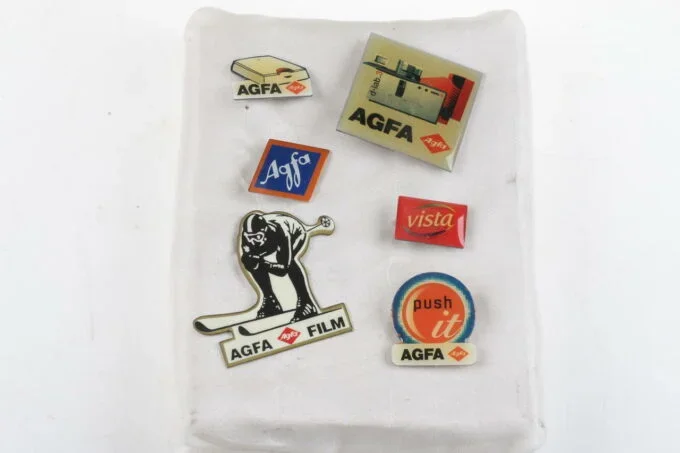 Agfa pin Nadeln Werbung – 6 Stück