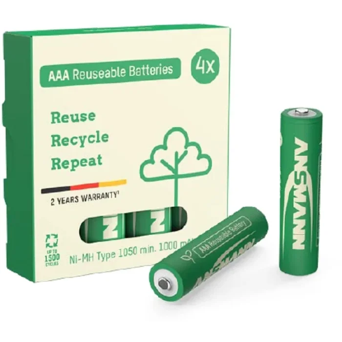 Ansmann Akku Green-Pro Typ 1050 AAA Micro Ni-MH 1,2V 4er Pack