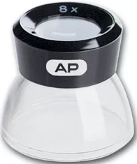 AP Lupe 8x mit transp. Standfuß (Angebot)