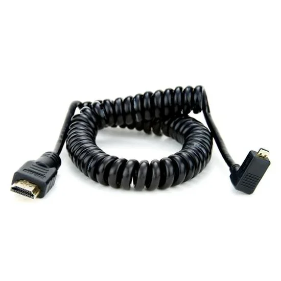 Atomos Micro HDMI auf Full HDMI Spiralkabel 50-65cm
