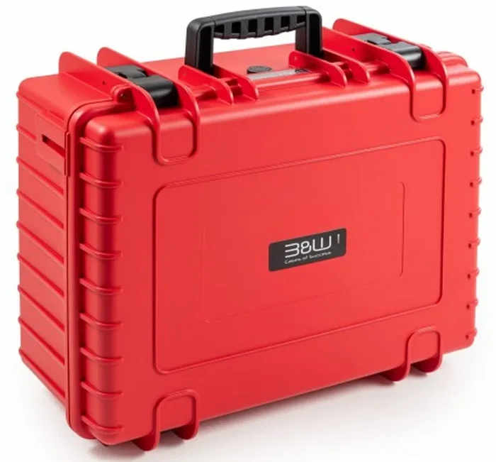 B&W Case Type 6000 Rot mit Schaumstoffeinsatz