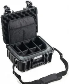 B&W Koffer mit Fototasche Typ 3000 schwarz