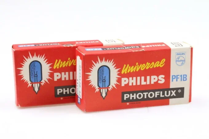Blitzlampen – Philips PF1B – 2 Packungen