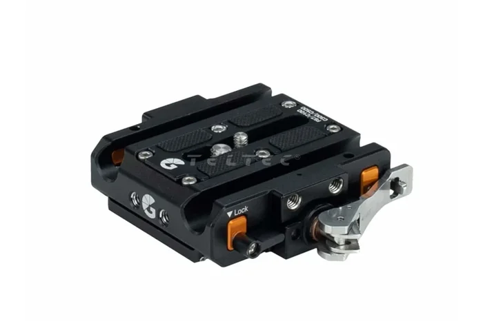 Bright Tangerine LeftField 3 Canon C100/C300/C500 QR Baseplate