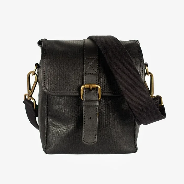 Bronkey Berlin Camera Bag Waxed Canvas Black