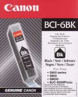 CANON BCI-6 Bk Schwarztinten- tank