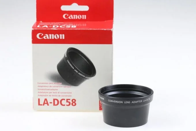 Canon LA-DC58 Vorsatzlinsenadapter