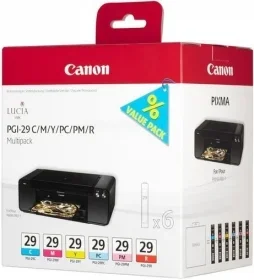 CANON PGI-29 Multipack C/M/Y/PC/PM/R