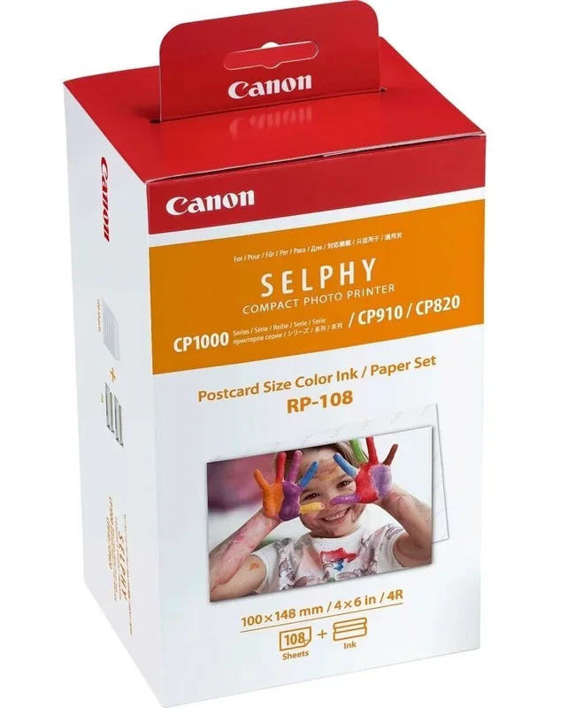 Canon RP-108 Papier + Farbband 10×15, 108 Ausdrucke (2x 54 Bl.)