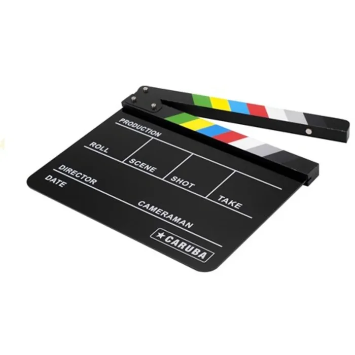 Caruba Professionelle Filmklappe Schwarz
