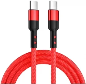 CARUBA USB-C Kabel 60W 3m rot