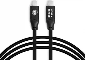 COBRATETHER Kabel USB-C/USB-C 5m schwarz