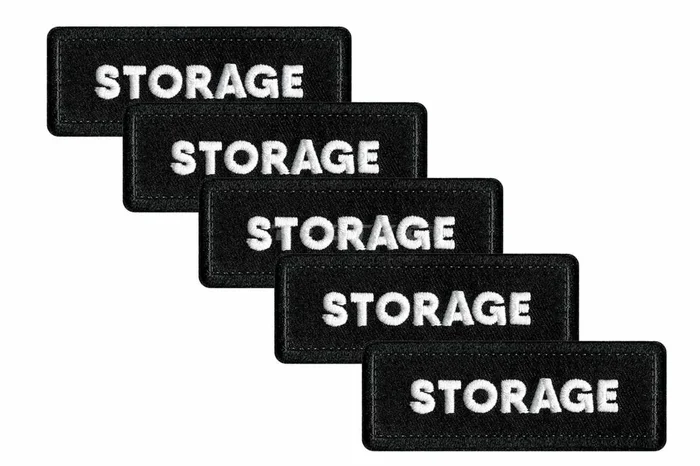 CRDBAG PATCHES SINGLES „STORAGE“ 5-pack