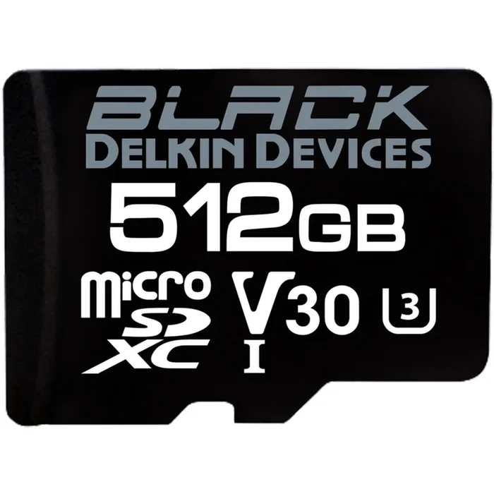 Delkin BLACK 512GB microSDXC UHS-I V30