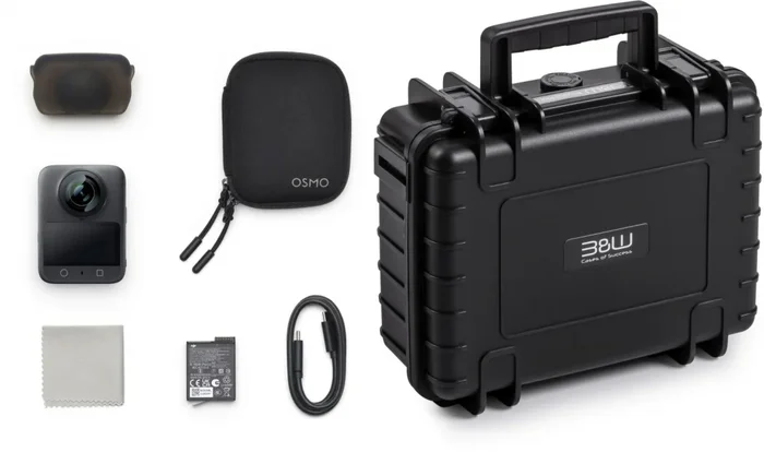 DJI Osmo 360  Standard Combo + B&W Case Typ 1000 Schwarz
