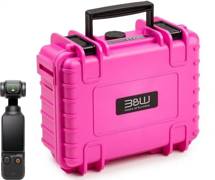 DJI Osmo Pocket 3 + B&W Case Typ 500 Pink