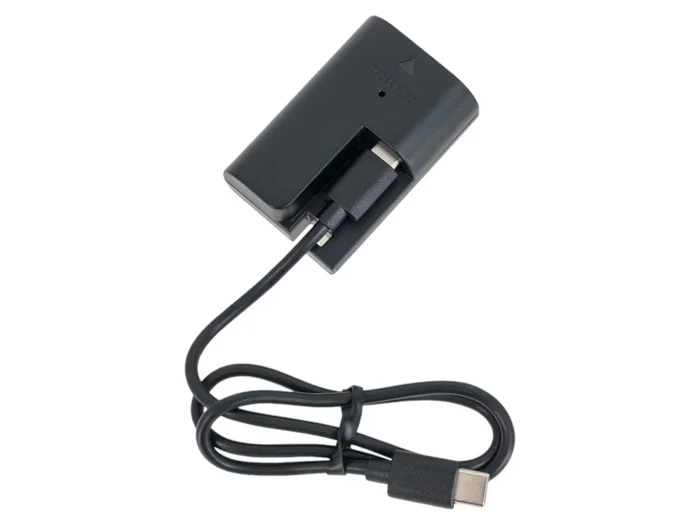 Dummy-Akku Canon LP-E6 mit USB-C-Anschluss (abnehmbares USB-C-Ende)