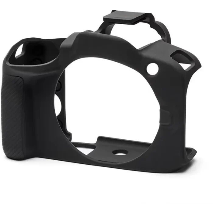 easyCover Silikon-Schutzhülle für Canon R50 Schwarz