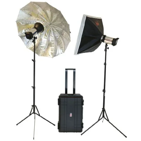 Falcon Eyes Studioblitz Set Satel One Kit auf Akku