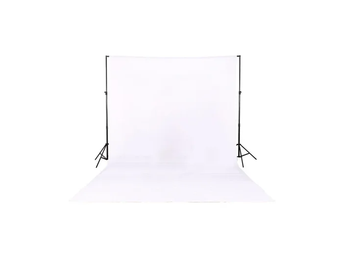 Fotoleinwand 100 % Baumwolle 3x6m (weiß) Fotohintergrund