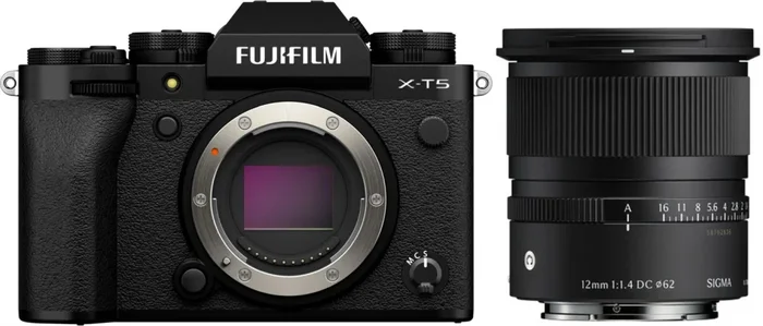 Fujifilm X-T5 schwarz + Sigma 12mm f1,4 DC (C)