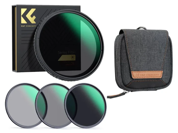 (GEÖFFNET) KF Concept Magnetfilter Set MCUV+CPL+ND1000+Magnetischer Reduzierring mit Tasche (62mm) SKU.1623
