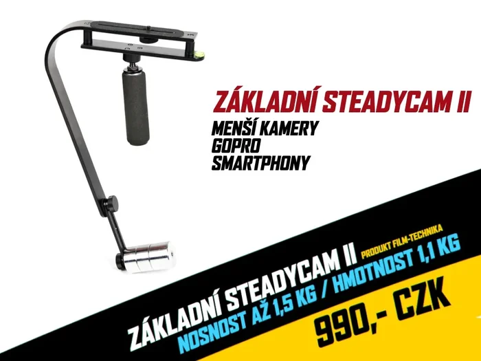Grundlegender Kamerastabilisator II, Steadycam
