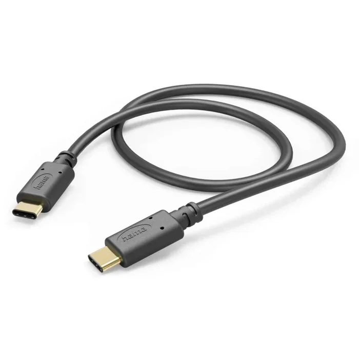 Hama Ladekabel USB-C-USB-C 1,5m Schwarz