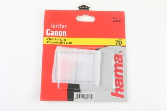 Hama LCD Schutzglas für Canon 7D