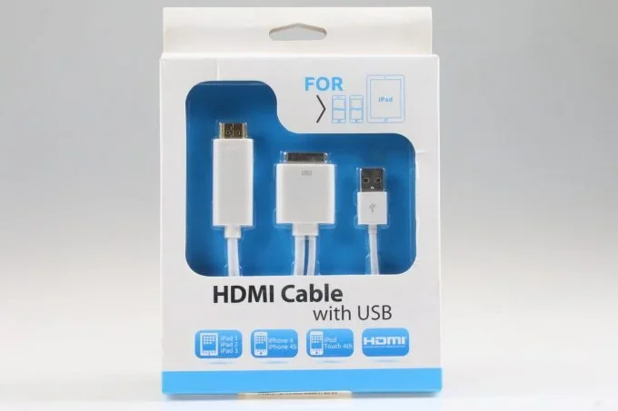 HDMI Kabel mit USB für iPad, iPhone, iPod