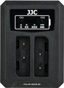 JJC USB Dual Ladegerät DCH-NP95 (Fuji NP-95 / Ricoh DB-90)