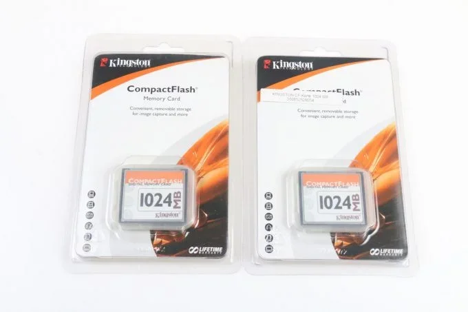 KINGSTON 2x CF Karte / 1024MB