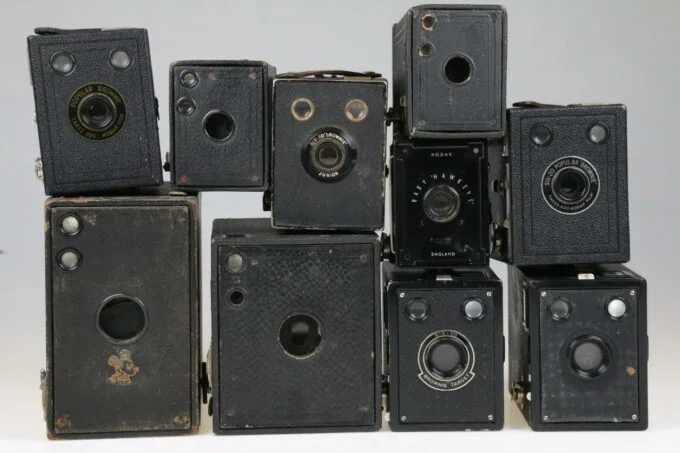 Kodak Konvolut diverse Boxen – 18 Stück