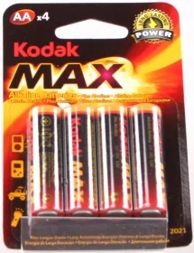 KODAK Max Alcalines (AA) LR6 Blister 4er