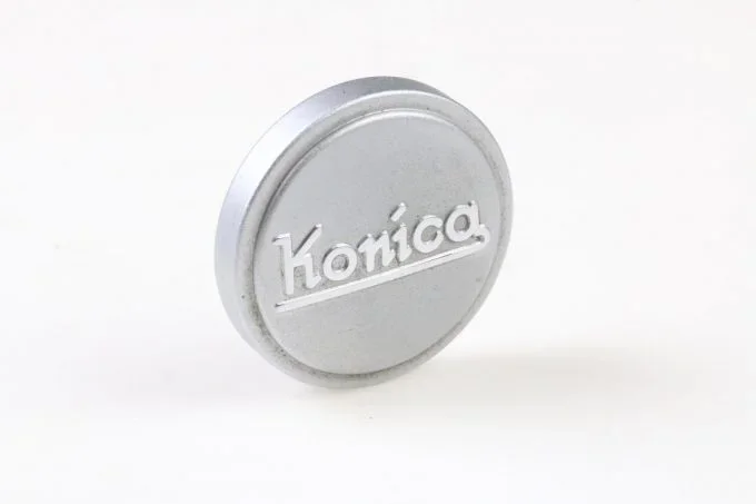 Konica Objektvdeckel / silber / Durchmesser 32mm