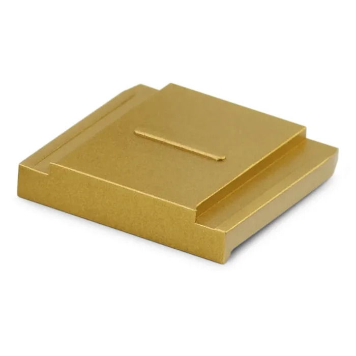 Leica Hotshoe Cover, Messing, gestrahlt