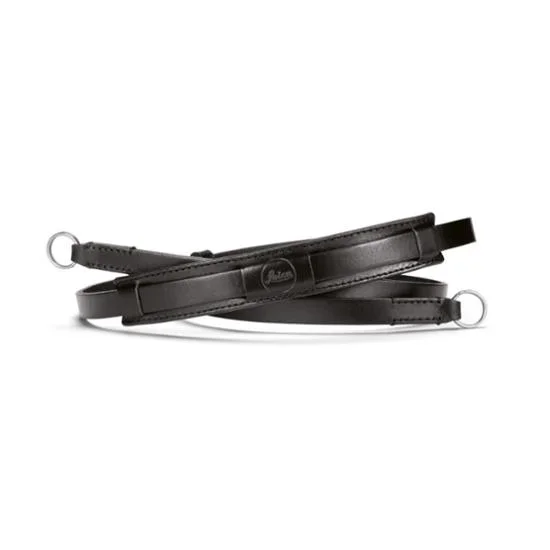 Leica Tragriemen Vintage Leder, schwarz