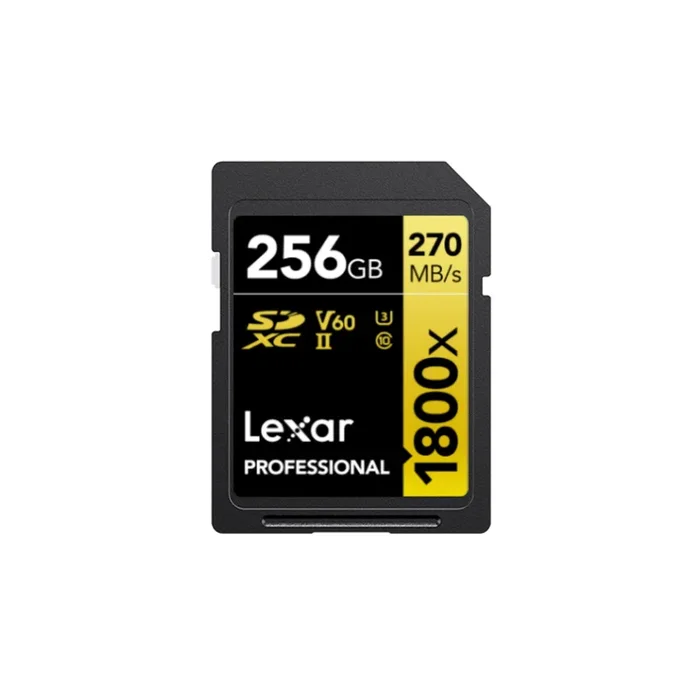 Lexar GOLD Serie 256GB Professional 1800x SDXC UHS-II