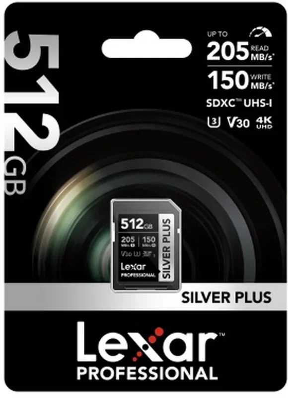 Lexar SDXC Silver Plus UHS-I 512GB