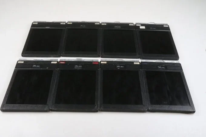 LISCO Planfilmkassetten 4×5 – 8 Stück