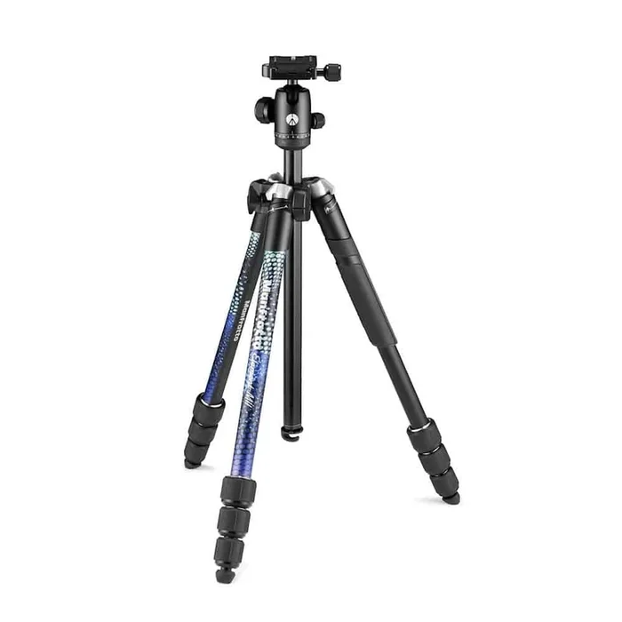 Manfrotto Element MII Aluminium Blau 4 Segmente mit Kugelkopf