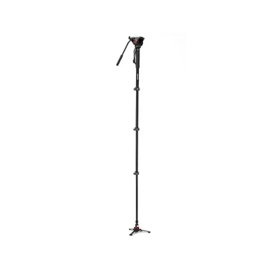 Manfrotto XPRO Videoeinbeinstativ mit MVH500AH und Fluid Base