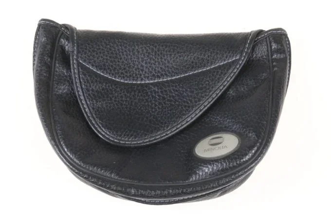 Minolta Kameratsche / Leder, schwarz