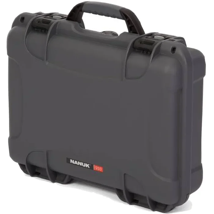 Nanuk Koffer 910 mit Schaumstoffeinlage Anthrazit