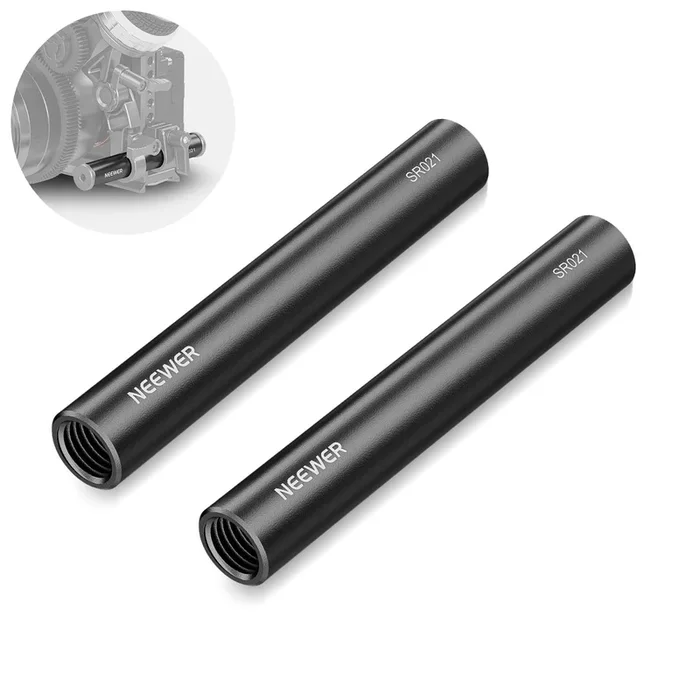 NEEWER 2er Pack 15mm Aluminiumlegierung ausziehbar