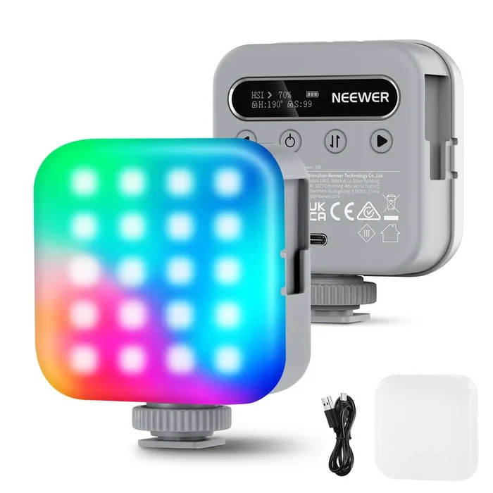 NEEWER BASICS BL60C 360° Vollfarb Magnetic RGB Videoleuchte
