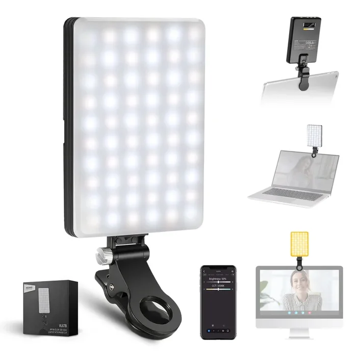 NEEWER BASICS VL67B Bi Color (Zweifarbig) Selfie Licht mit APP Steuerung