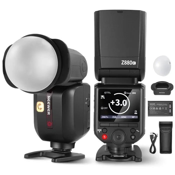 NEEWER Z880 76W 2,4G TTL Kamera Blitz Speedlite Flash mit Diffusor